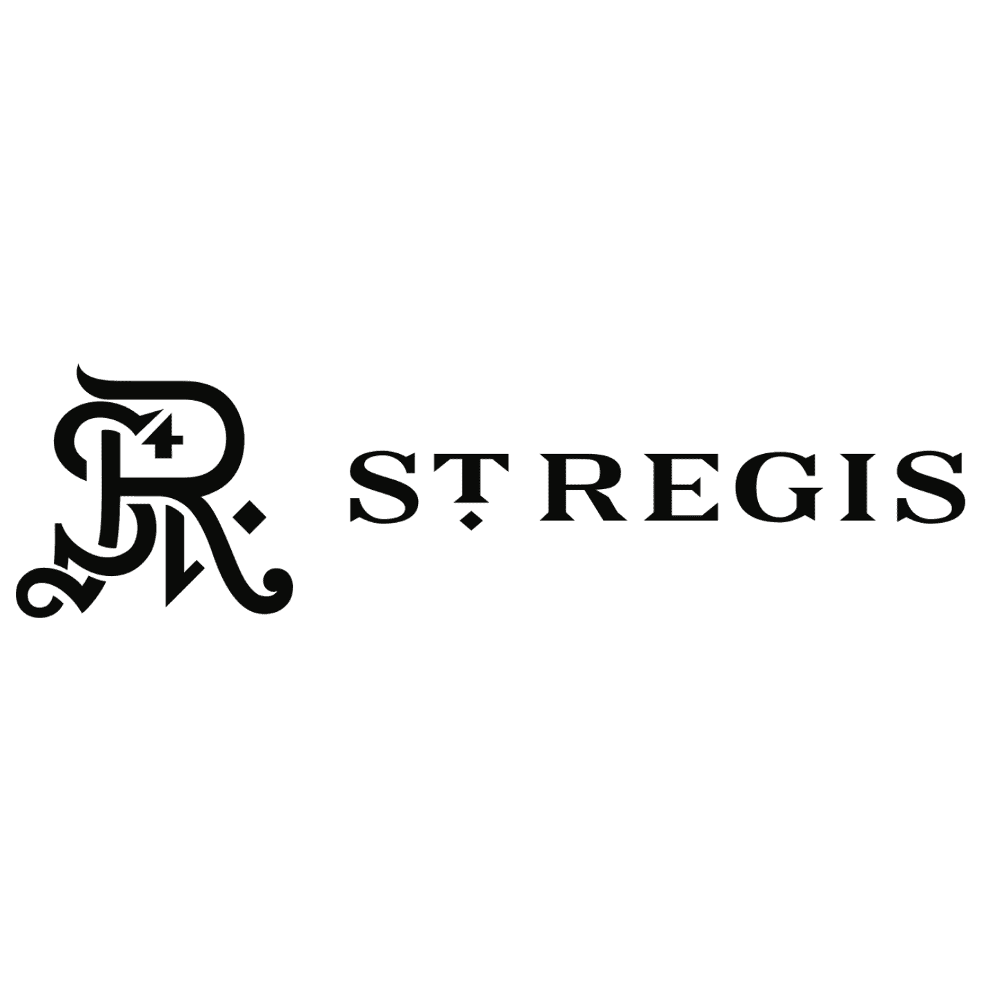 St. Regis Residences logo with elegant monogram and text.